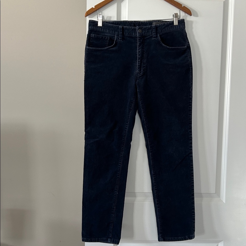 G/Fore High Stretch Cords Sz 32 Twilight/Navy Blue Active/Golf/Corduroys - Picture 2 of 11